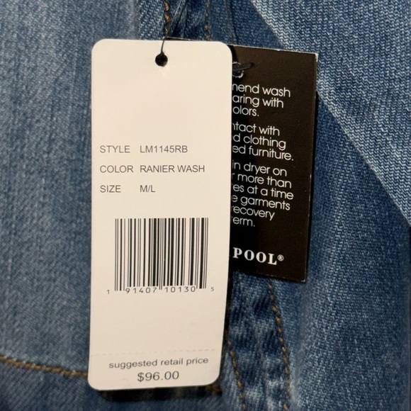 Liverpool Denim Kimono Jacket  inside Graphic Design - Picture 7 of 11